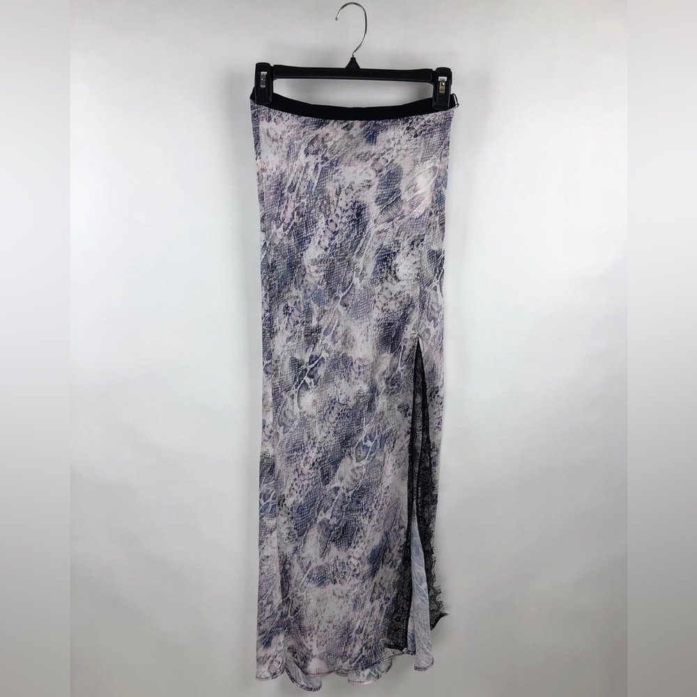 Plush Apparel Snake Print Skirt